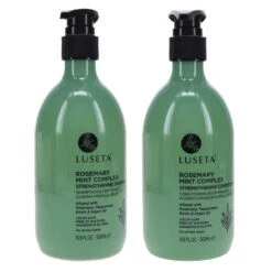 Simple Luseta Rosemary Mint Complex Shampoo 16.9 Oz & Rosemary Mint Complex Conditioner 16.9 Oz Combo Pack -Personal Care Shop 1446565.06