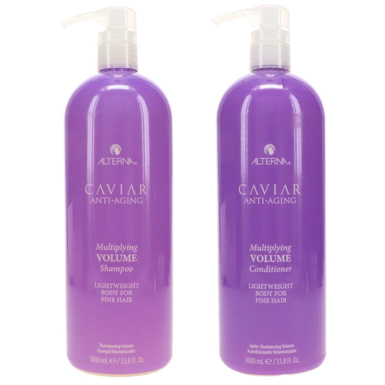 Simple Alterna CAVIAR Anti-Aging Multiplying Volume Shampoo 33.8 Oz & Anti-Aging Multiplying Volume Conditioner 33.8 Oz Combo Pack 6 Simple Alterna CAVIAR Anti-Aging Multiplying Volume Shampoo 33.8 Oz & Anti-Aging Multiplying Volume Conditioner 33.8 Oz Combo Pack - Image 4