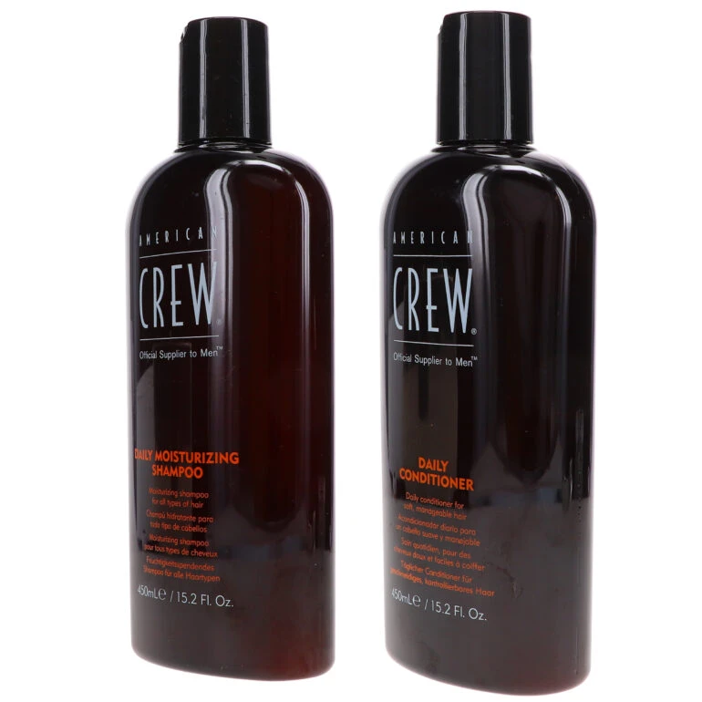 Simple American Crew Daily Moistruizing Shampoo 15.2 Oz & Daily Moisturizing Conditioner 15.2 Oz Combo Pack 4 Simple American Crew Daily Moistruizing Shampoo 15.2 Oz & Daily Moisturizing Conditioner 15.2 Oz Combo Pack - Image 2