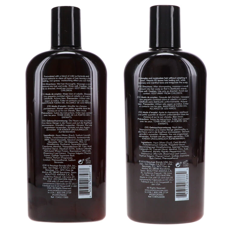 Simple American Crew Daily Moistruizing Shampoo 15.2 Oz & Daily Moisturizing Conditioner 15.2 Oz Combo Pack 6 Simple American Crew Daily Moistruizing Shampoo 15.2 Oz & Daily Moisturizing Conditioner 15.2 Oz Combo Pack - Image 4