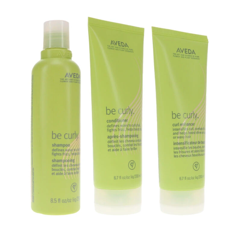 Simple Aveda Be Curly Shampoo 8.5 Oz, Be Curly Conditioner 6.7 Oz, & Be Curly Curl Enhancer 6.7 Oz Combo Pack 7 Simple Aveda Be Curly Shampoo 8.5 Oz, Be Curly Conditioner 6.7 Oz, & Be Curly Curl Enhancer 6.7 Oz Combo Pack - Image 5