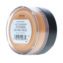 Simple BareMinerals Loose Powder Matte Foundation SPF 15 Neutral Tan 21 0.21 Oz -Personal Care Shop bareminerals loose powder matte foundation spf15 neutral tan 21 0.28oz 1422383.6 1