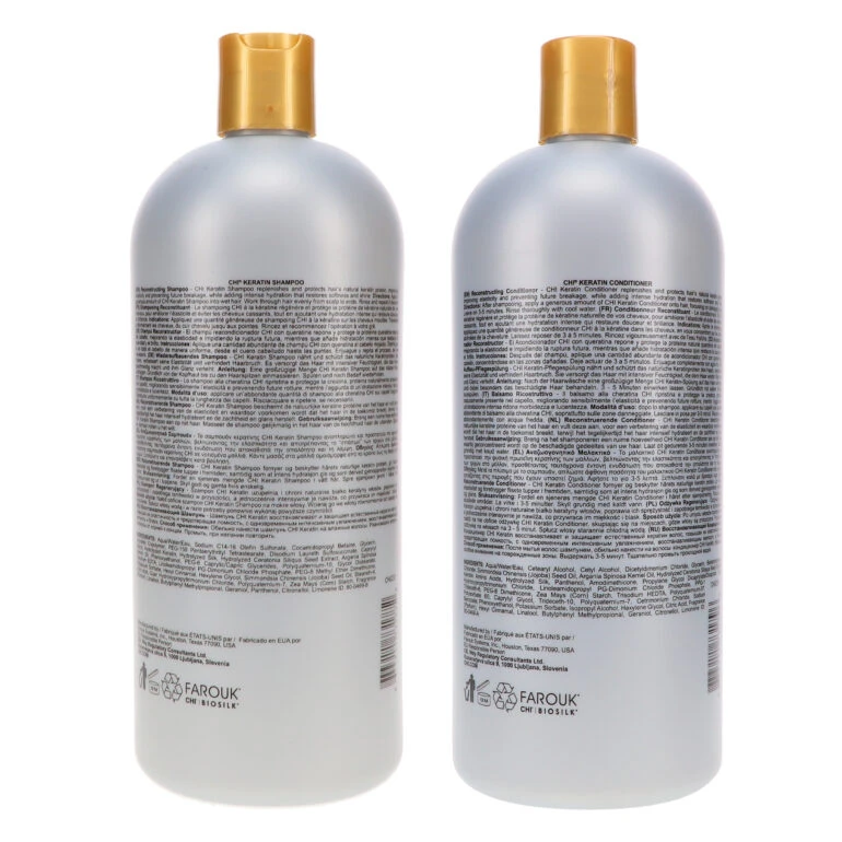 Simple CHI Keratin Reconstructing Shampoo 32 Oz & Keratin Reconstructing Conditioner 32 Oz Combo Pack 6 Simple CHI Keratin Reconstructing Shampoo 32 Oz & Keratin Reconstructing Conditioner 32 Oz Combo Pack - Image 4