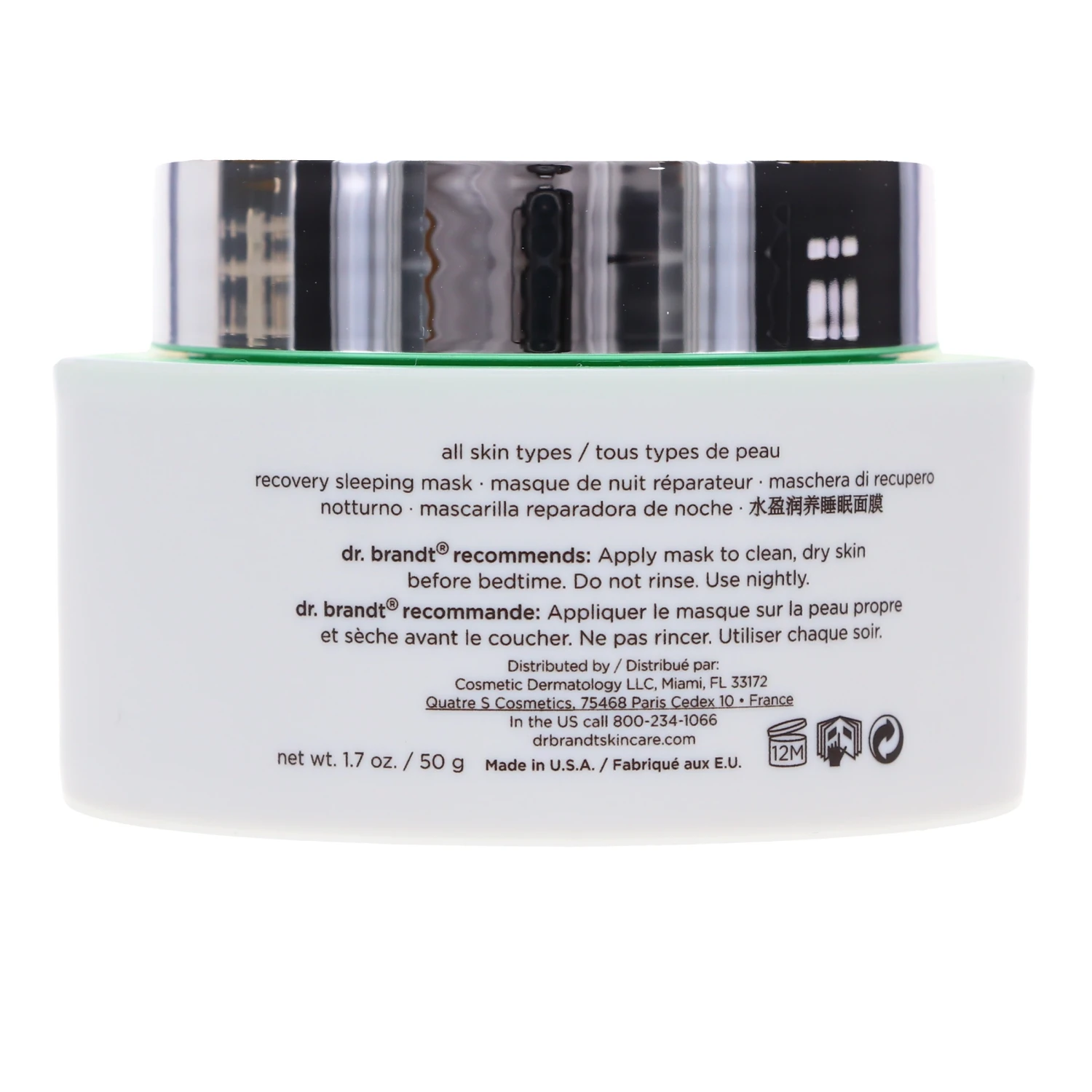 Simple Dr. Brandt Hydro Biotic Recovery Sleeping Mask 1.7 Oz 6 Simple Dr. Brandt Hydro Biotic Recovery Sleeping Mask 1.7 Oz - Image 4