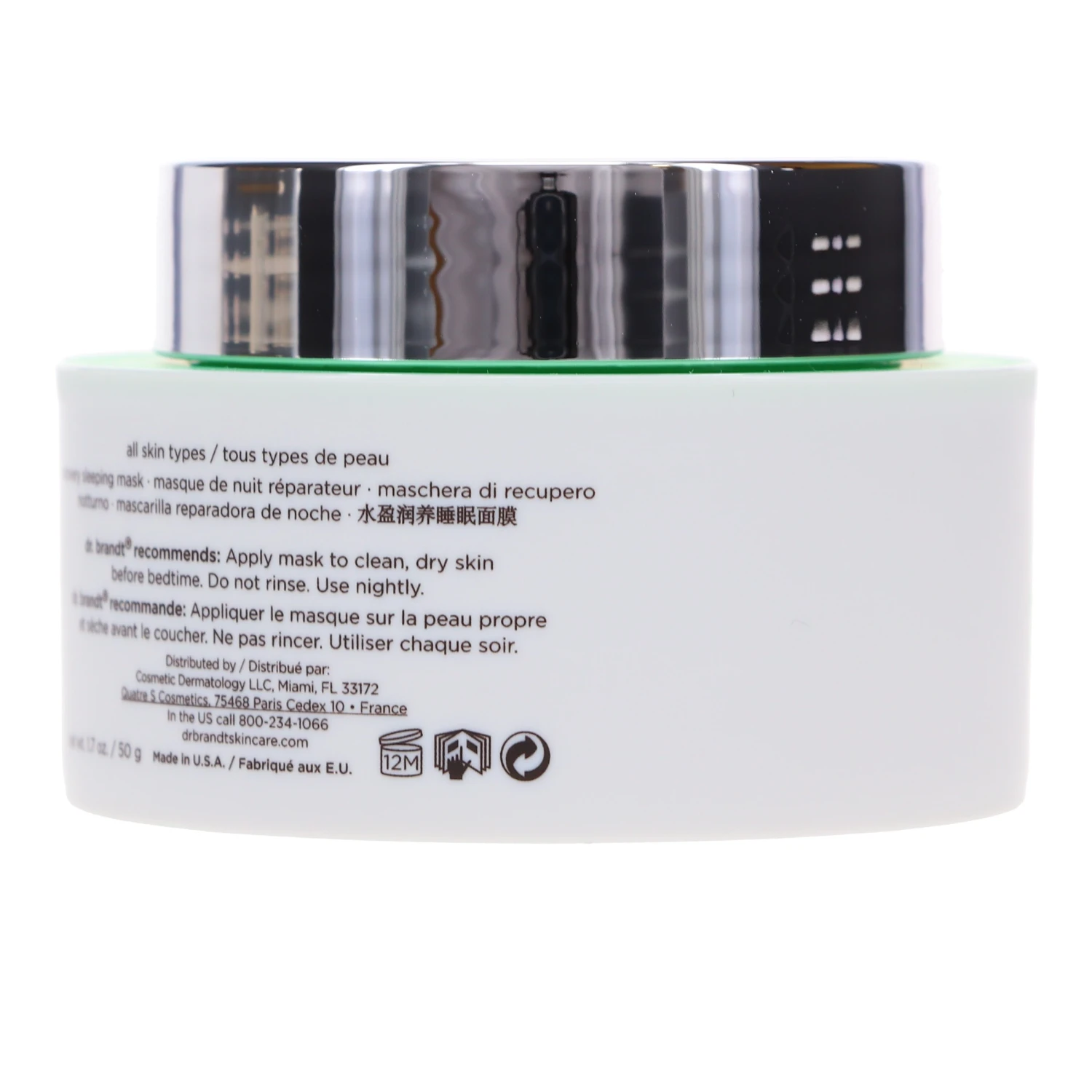 Simple Dr. Brandt Hydro Biotic Recovery Sleeping Mask 1.7 Oz 7 Simple Dr. Brandt Hydro Biotic Recovery Sleeping Mask 1.7 Oz - Image 5