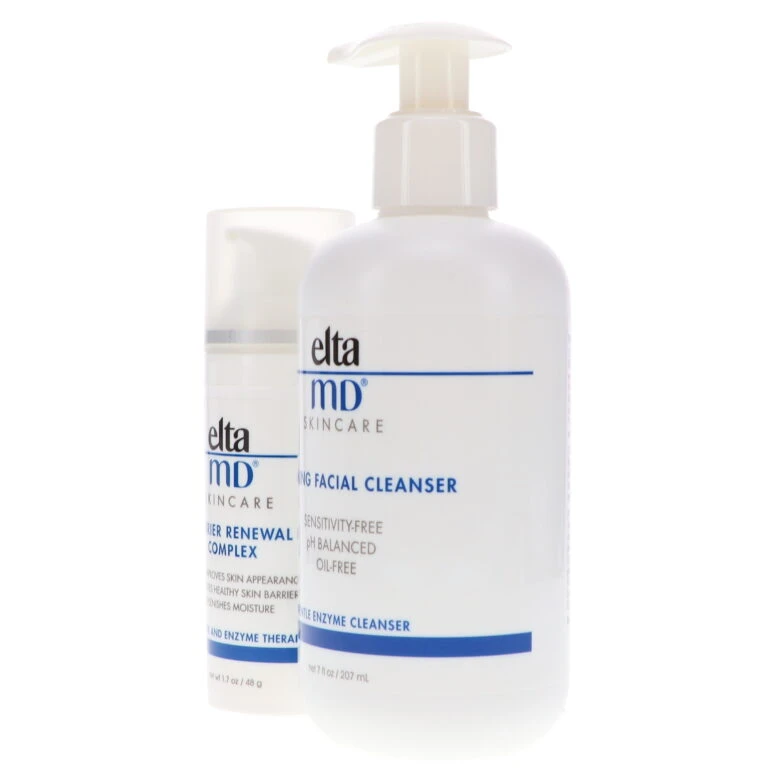 Simple EltaMD Barrier Renewal Complex Ceramide And Enzyme Therapy 1.7 Oz & Foaming Enzyme Facial Cleanser 7 Oz Combo Pack 4 Simple EltaMD Barrier Renewal Complex Ceramide And Enzyme Therapy 1.7 Oz & Foaming Enzyme Facial Cleanser 7 Oz Combo Pack - Image 2