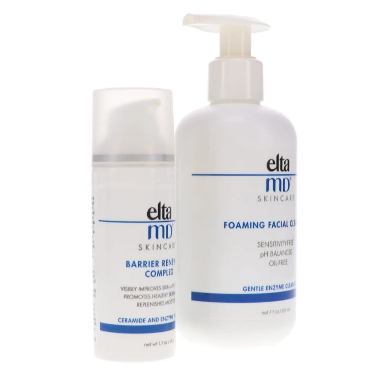 Simple EltaMD Barrier Renewal Complex Ceramide And Enzyme Therapy 1.7 Oz & Foaming Enzyme Facial Cleanser 7 Oz Combo Pack 8 Simple EltaMD Barrier Renewal Complex Ceramide And Enzyme Therapy 1.7 Oz & Foaming Enzyme Facial Cleanser 7 Oz Combo Pack - Image 6
