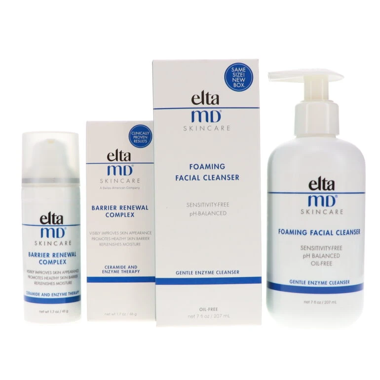 Simple EltaMD Barrier Renewal Complex Ceramide And Enzyme Therapy 1.7 Oz & Foaming Enzyme Facial Cleanser 7 Oz Combo Pack 9 Simple EltaMD Barrier Renewal Complex Ceramide And Enzyme Therapy 1.7 Oz & Foaming Enzyme Facial Cleanser 7 Oz Combo Pack - Image 7