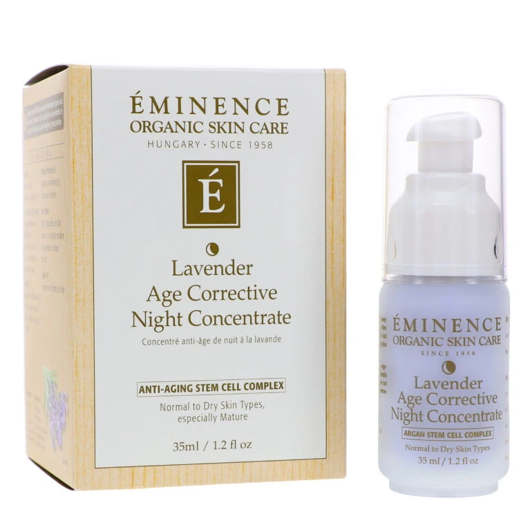 Simple Eminence Lavender Age Corrective Night Concentrate 1.2 Oz 3 Simple Eminence Lavender Age Corrective Night Concentrate 1.2 Oz