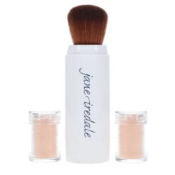 Simple Jane Iredale Amazing Base Loose Mineral Powder Refillable Brush Natural 0.18 Oz