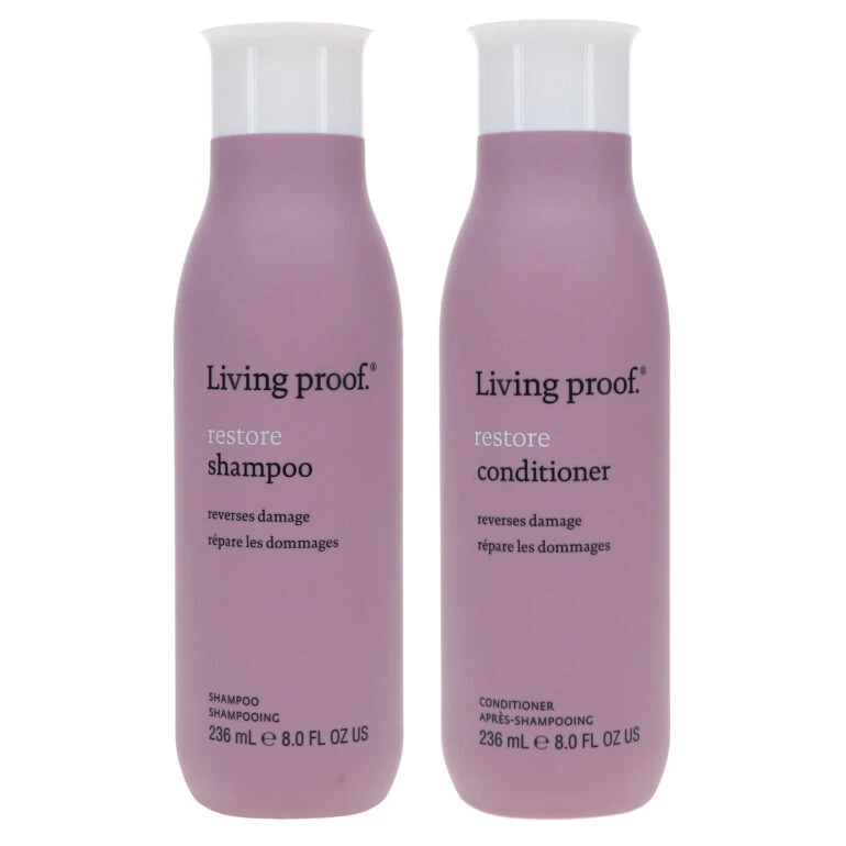 Simple Living Proof Restore Shampoo 8 Oz & Restore Conditioner 8 Oz Combo Pack 3 Simple Living Proof Restore Shampoo 8 Oz & Restore Conditioner 8 Oz Combo Pack