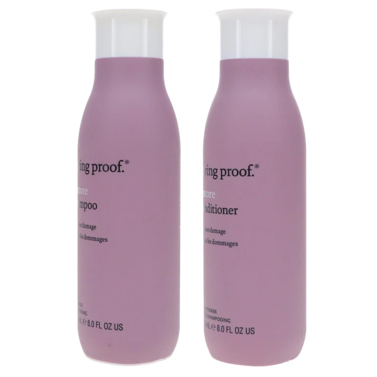 Simple Living Proof Restore Shampoo 8 Oz & Restore Conditioner 8 Oz Combo Pack 4 Simple Living Proof Restore Shampoo 8 Oz & Restore Conditioner 8 Oz Combo Pack - Image 2