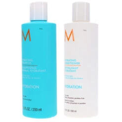 Simple Moroccanoil Hydrating Shampoo 8.5 Oz & Hydrating Conditioner 8.5 Oz Combo Pack -Personal Care Shop moroccan oil hydrating shampoo and conditioner 8.5oz combo 1423424.2 3