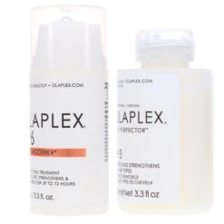 Simple Olaplex No. 3 Hair Perfector 3.3 Oz & No. 6 Bond Smoother Reparative Styling Creme 3.3 Oz Combo Pack 11 Simple Olaplex No. 3 Hair Perfector 3.3 Oz & No. 6 Bond Smoother Reparative Styling Creme 3.3 Oz Combo Pack -Personal Care Shop olaplex no3 and no6 good photo 1435269.2 7