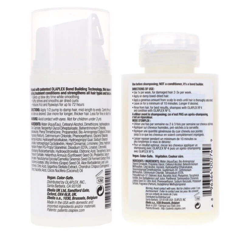 Simple Olaplex No. 3 Hair Perfector 3.3 Oz & No. 6 Bond Smoother Reparative Styling Creme 3.3 Oz Combo Pack 6 Simple Olaplex No. 3 Hair Perfector 3.3 Oz & No. 6 Bond Smoother Reparative Styling Creme 3.3 Oz Combo Pack - Image 4