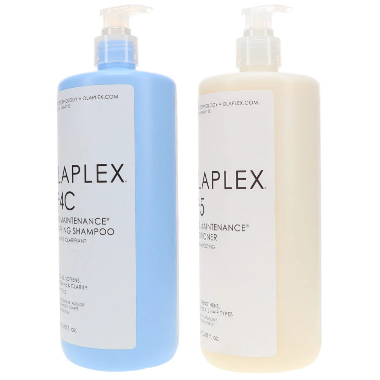 Simple Olaplex No.4C Bond Maintenance Clarifying Shampoo & No. 5 Conditioner 33.8 Oz Combo Pack 4 Simple Olaplex No.4C Bond Maintenance Clarifying Shampoo & No. 5 Conditioner 33.8 Oz Combo Pack - Image 2
