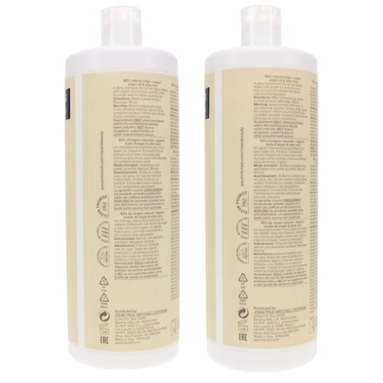 Simple Paul Mitchell Clean Beauty Everyday Shampoo 33.8 Oz & Clean Beauty Everyday Conditioner 33.8 Oz Combo Pack 5 Simple Paul Mitchell Clean Beauty Everyday Shampoo 33.8 Oz & Clean Beauty Everyday Conditioner 33.8 Oz Combo Pack - Image 3