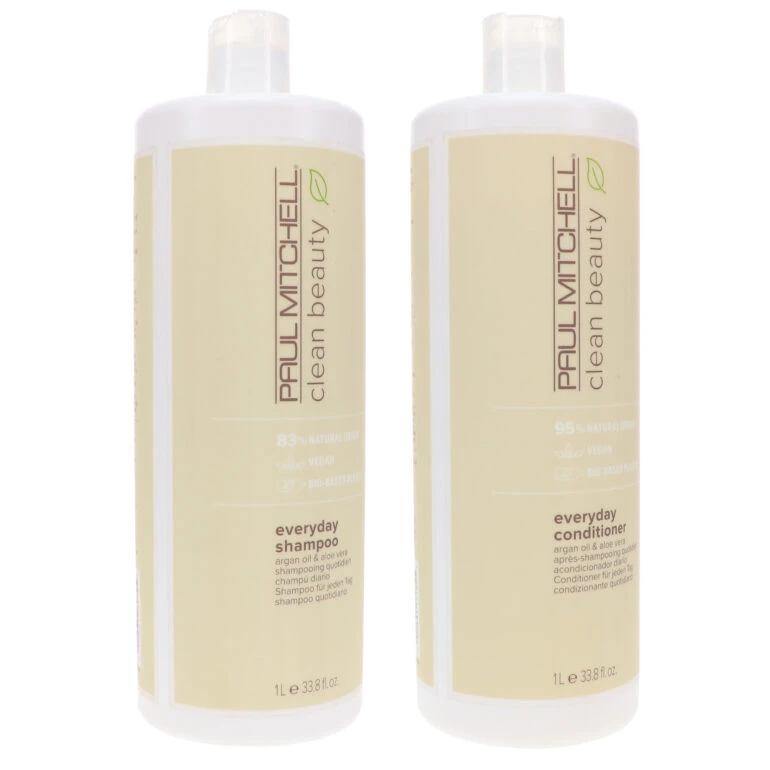 Simple Paul Mitchell Clean Beauty Everyday Shampoo 33.8 Oz & Clean Beauty Everyday Conditioner 33.8 Oz Combo Pack 8 Simple Paul Mitchell Clean Beauty Everyday Shampoo 33.8 Oz & Clean Beauty Everyday Conditioner 33.8 Oz Combo Pack - Image 6