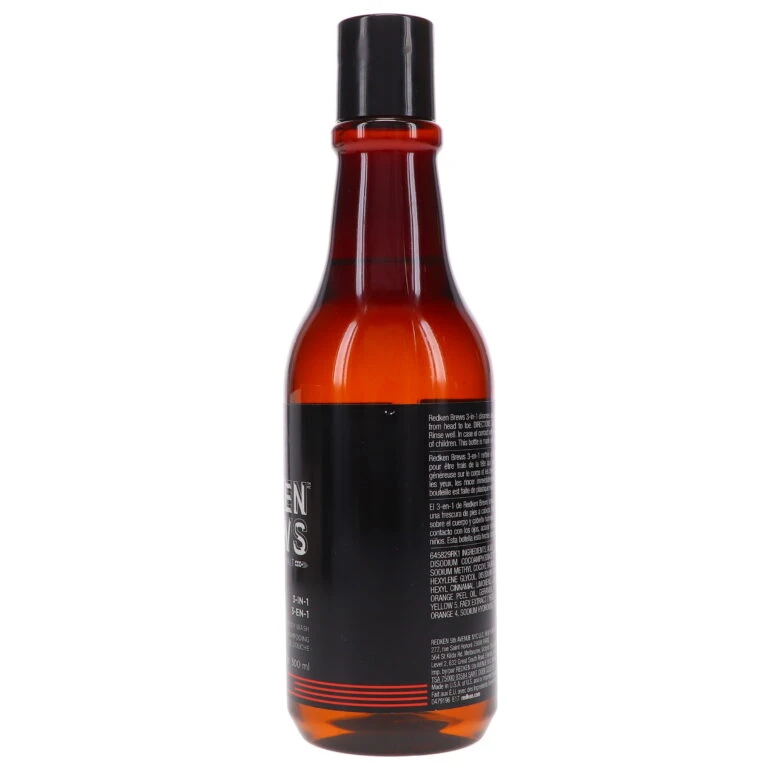 Simple Redken Brews 3-in1 Shampoo, Conditioner And Body Wash 10 Oz 6 Simple Redken Brews 3-in1 Shampoo, Conditioner And Body Wash 10 Oz - Image 4