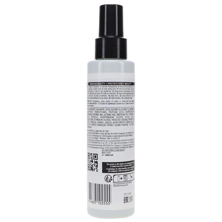 Simple Redken One United Multi-Benefit Treatment Spray 5 Oz 7 Simple Redken One United Multi-Benefit Treatment Spray 5 Oz - Image 5