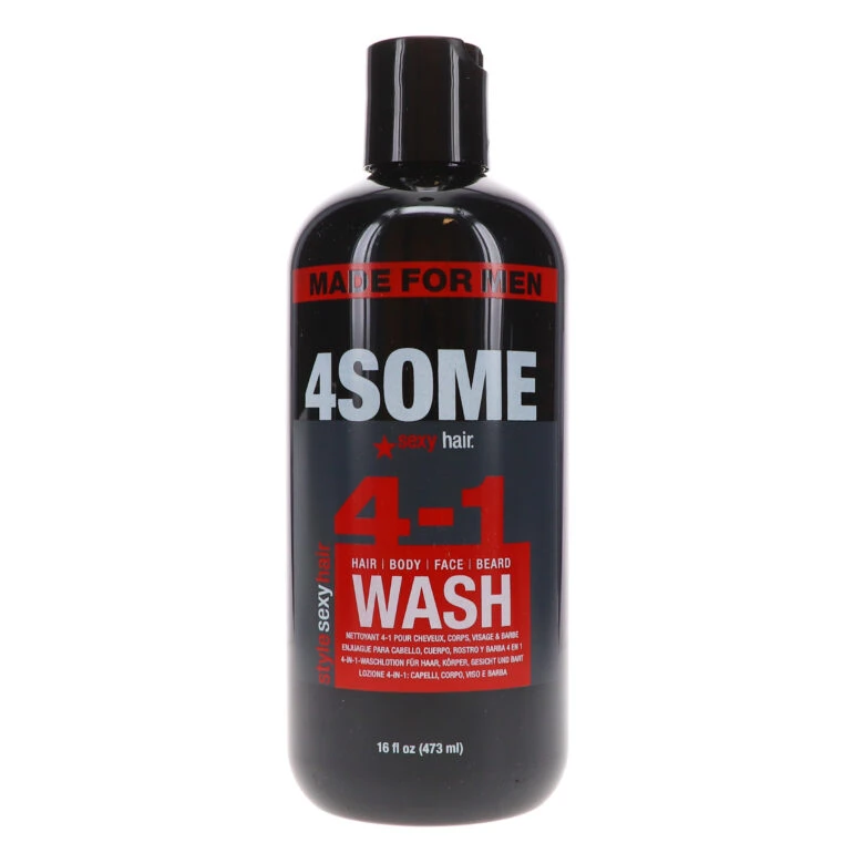 Simple Sexy Hair Style Sexy Hair 4some 4-in-1 Hair, Body, Face & Beard Wash 16 Oz 2 Pack 9 Simple Sexy Hair Style Sexy Hair 4some 4-in-1 Hair, Body, Face & Beard Wash 16 Oz 2 Pack - Image 7