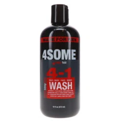 Simple Sexy Hair Style Sexy Hair 4some 4-in-1 Hair, Body, Face & Beard Wash 16 Oz