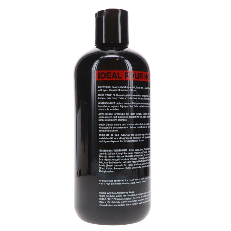 Simple Sexy Hair Style Sexy Hair 4some 4-in-1 Hair, Body, Face & Beard Wash 16 Oz 6 Simple Sexy Hair Style Sexy Hair 4some 4-in-1 Hair, Body, Face & Beard Wash 16 Oz - Image 4