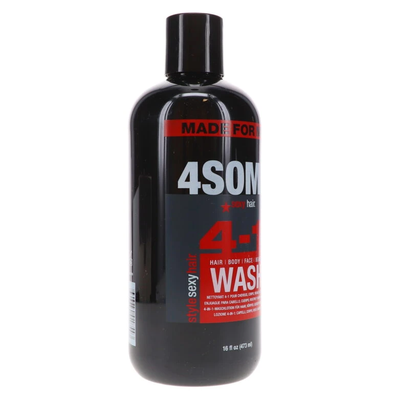 Simple Sexy Hair Style Sexy Hair 4some 4-in-1 Hair, Body, Face & Beard Wash 16 Oz 10 Simple Sexy Hair Style Sexy Hair 4some 4-in-1 Hair, Body, Face & Beard Wash 16 Oz - Image 8