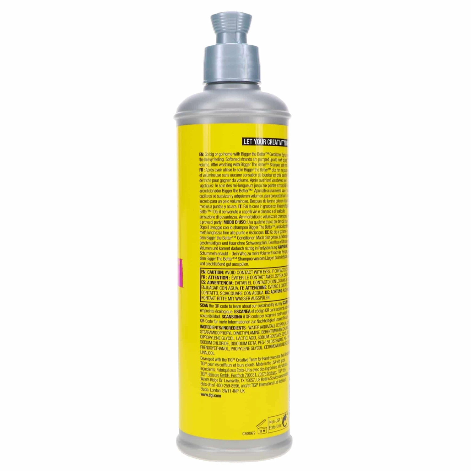 Simple TIGI Bed Head Bigger The Better Lightweight Volume Conditioner 10.14 Oz 6 Simple TIGI Bed Head Bigger The Better Lightweight Volume Conditioner 10.14 Oz - Image 4