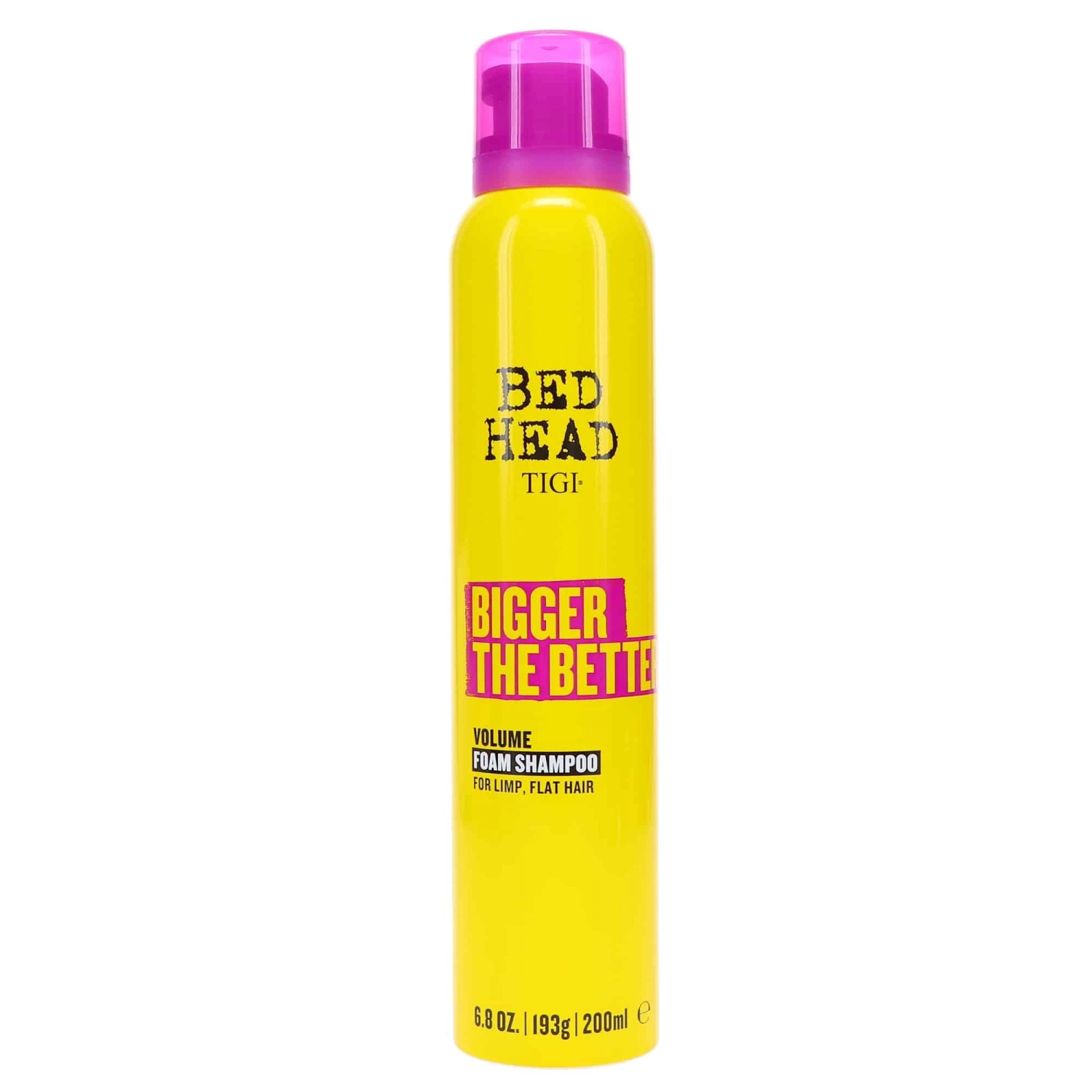 Simple TIGI Bed Head Bigger The Better Volume Foam Shampoo 6.8 Oz 3 Simple TIGI Bed Head Bigger The Better Volume Foam Shampoo 6.8 Oz