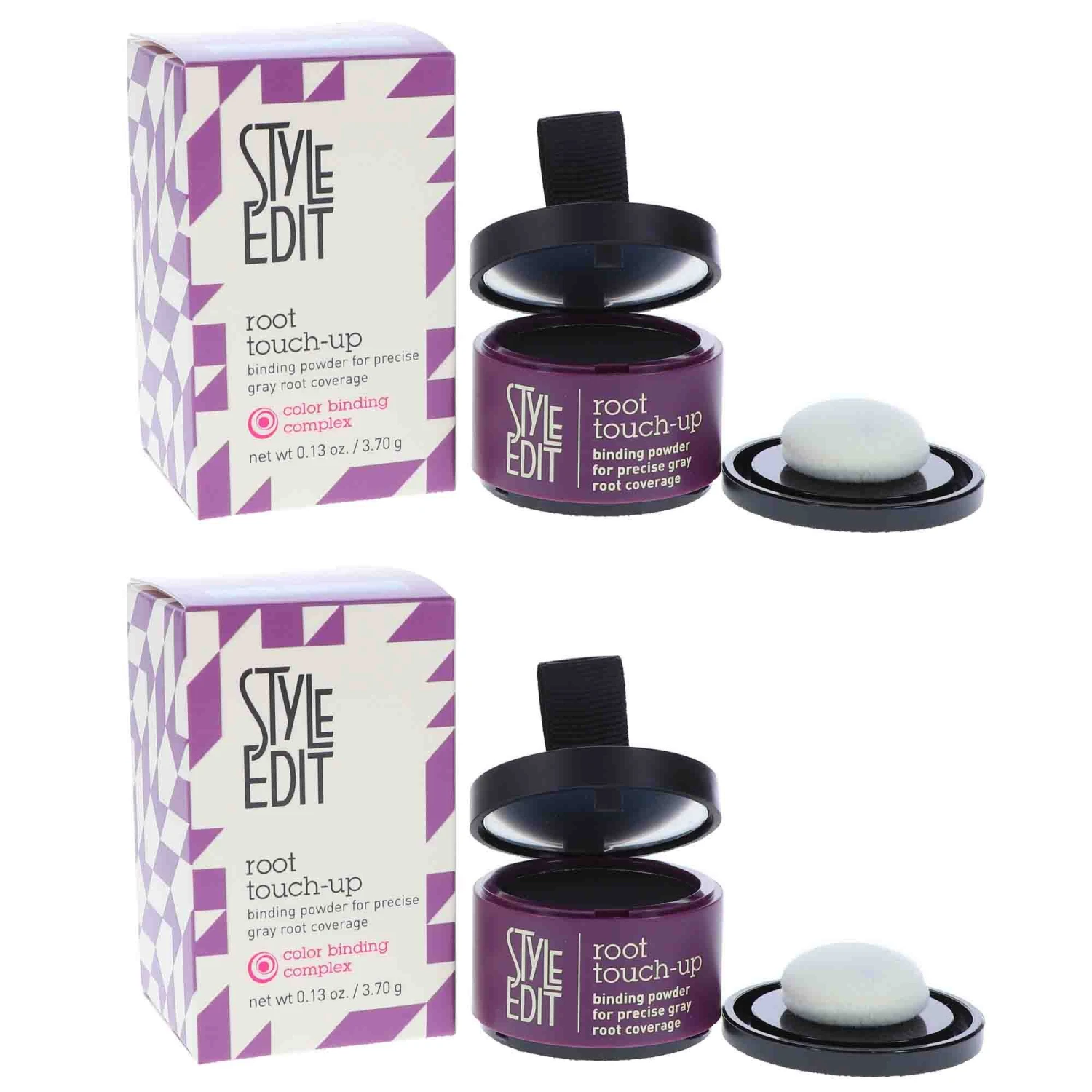 Simple Style Edit Root Touch Up Powder Black 0.13 Oz 2 Pack 9 Simple Style Edit Root Touch Up Powder Black 0.13 Oz 2 Pack - Image 7