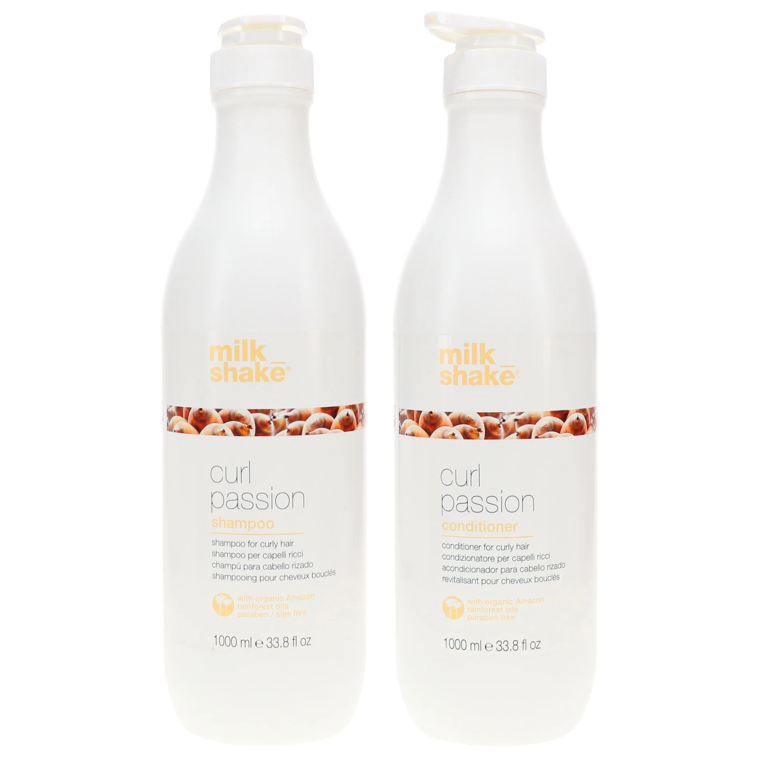 Simple Milk_shake Curl Passion Shampoo 33.8 Oz & Curl Passion Conditioner 33.8 Oz Combo Pack 3 Simple Milk_shake Curl Passion Shampoo 33.8 Oz & Curl Passion Conditioner 33.8 Oz Combo Pack