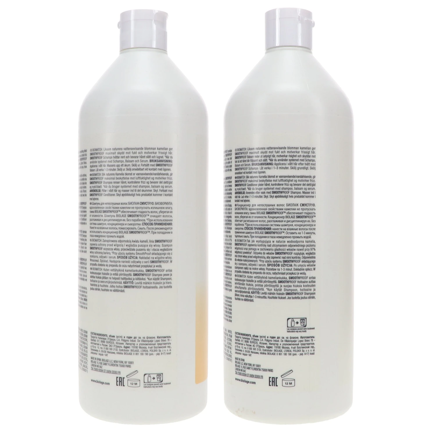 Simple Matrix Biolage Smoothproof Shampoo 33.8 Oz & Biolage Smoothproof Conditioner 33.8 Oz Combo Pack 7 Simple Matrix Biolage Smoothproof Shampoo 33.8 Oz & Biolage Smoothproof Conditioner 33.8 Oz Combo Pack - Image 5