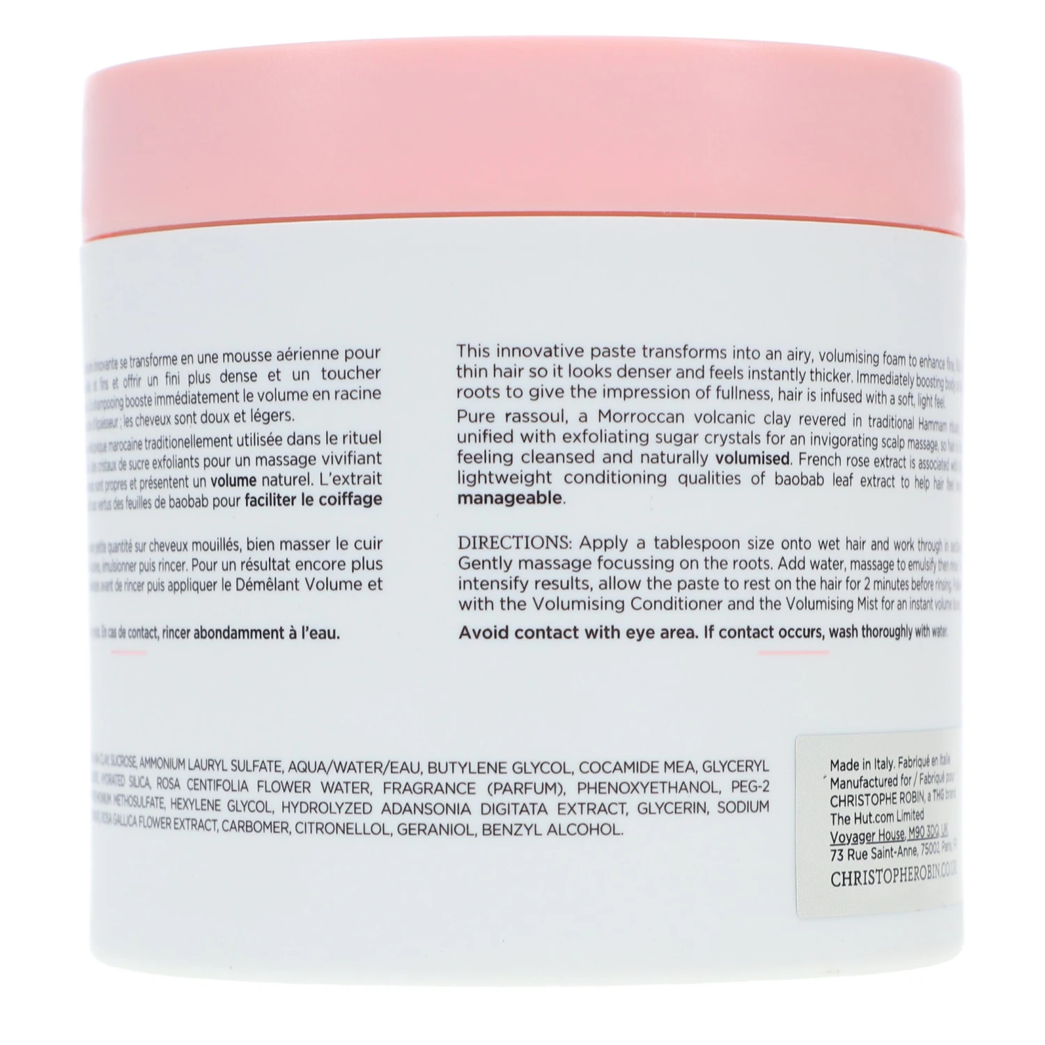 Simple Christophe Robin Cleansing Volumizing Paste With Rassoul Clay And Rose Extracts 8.4 Oz 7 Simple Christophe Robin Cleansing Volumizing Paste With Rassoul Clay And Rose Extracts 8.4 Oz - Image 5