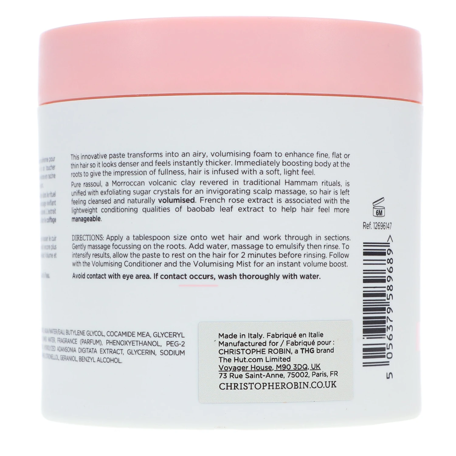 Simple Christophe Robin Cleansing Volumizing Paste With Rassoul Clay And Rose Extracts 8.4 Oz 8 Simple Christophe Robin Cleansing Volumizing Paste With Rassoul Clay And Rose Extracts 8.4 Oz - Image 6