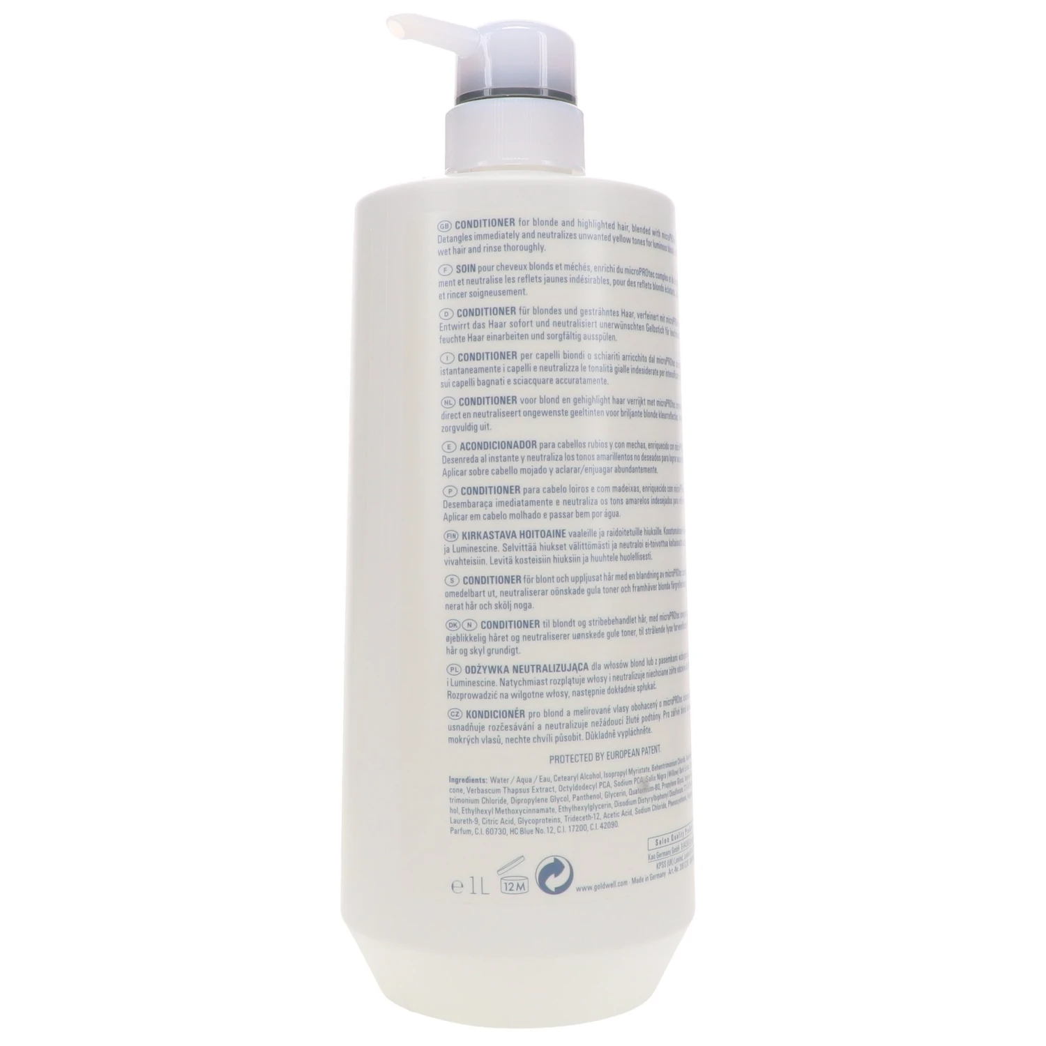 Simple Goldwell Dualsenses Blondes & Highlights Anti-Yellow Conditioner 33.8 Oz 6 Simple Goldwell Dualsenses Blondes & Highlights Anti-Yellow Conditioner 33.8 Oz - Image 4