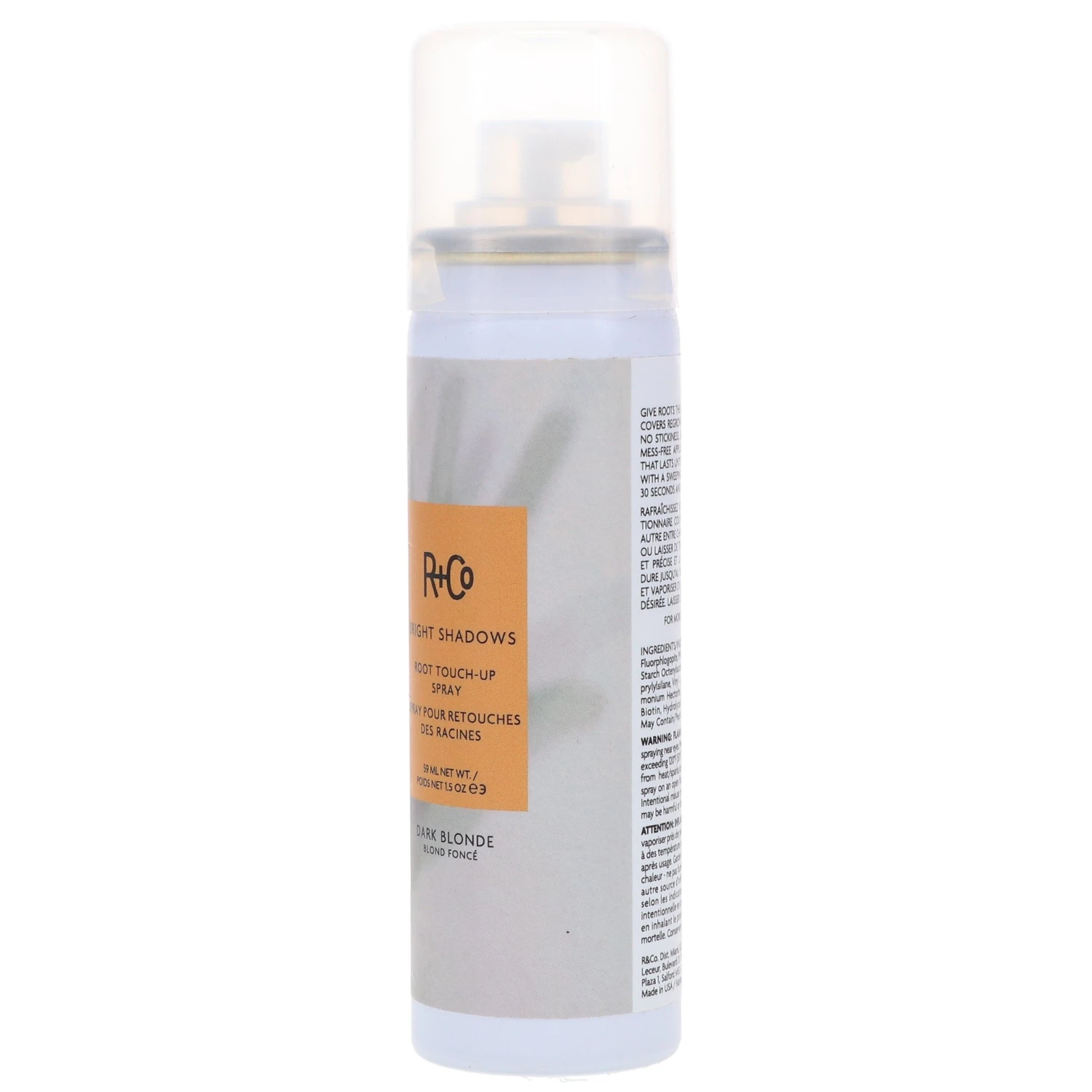 Simple R+CO Bright Shadows Root Touch-Up Spray Dark Blonde 1.5 Oz 4 Simple R+CO Bright Shadows Root Touch-Up Spray Dark Blonde 1.5 Oz - Image 2