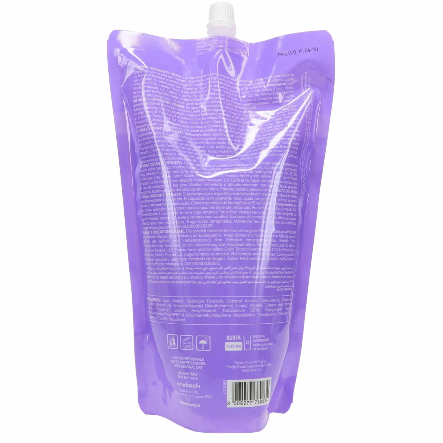 Simple Fanola No Yellow Color Violet Peroxyde 25 Vol 33.8 Oz 7 Simple Fanola No Yellow Color Violet Peroxyde 25 Vol 33.8 Oz - Image 5