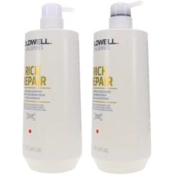 Simple Goldwell Dualsenses Rich Repair Restoring Shampoo 33.8 Oz & Dualsenses Rich Repair Restoring Conditioner 33.8 Oz Combo Pack -Personal Care Shop w2048h2048fitcrop 1897