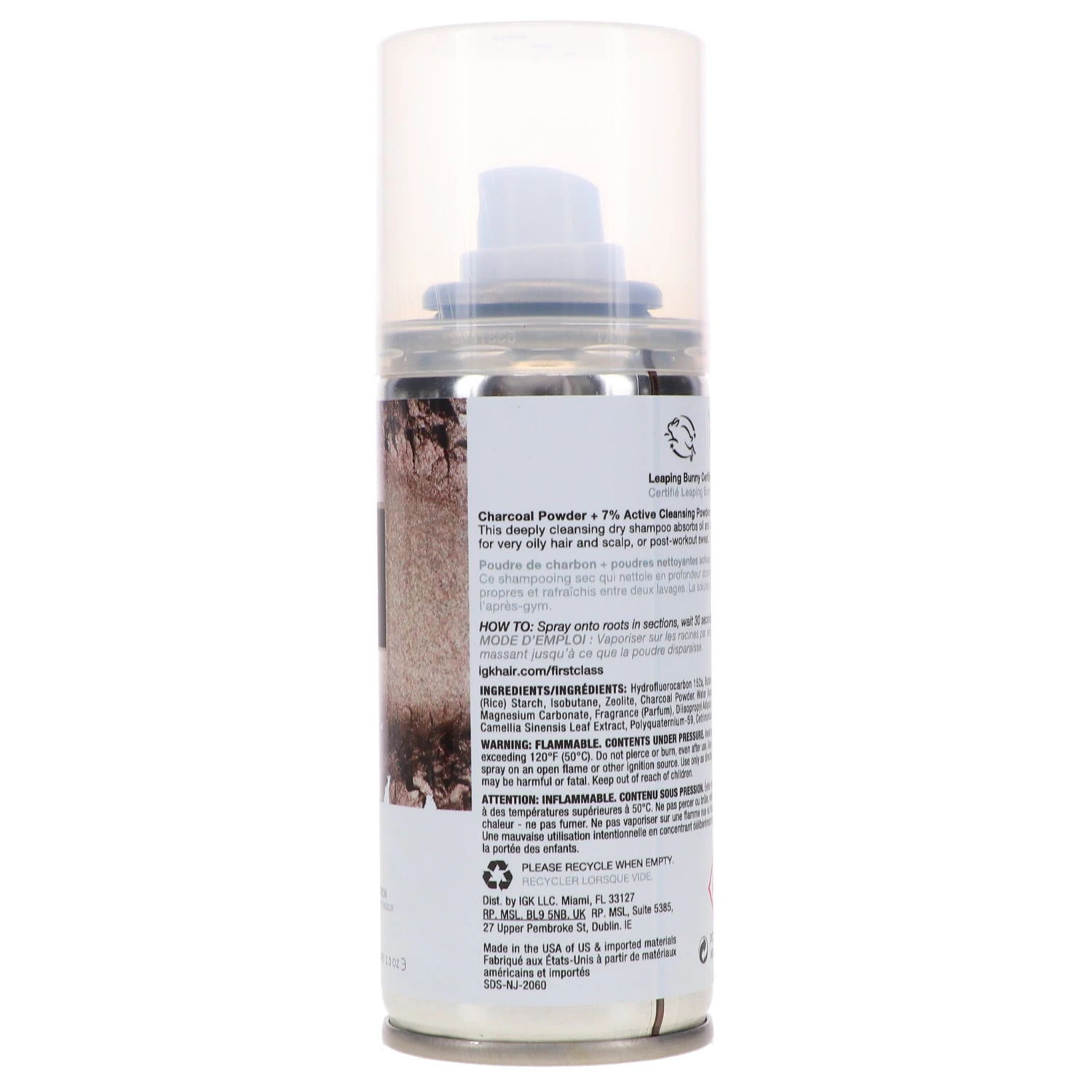 Simple IGK First Class Charcoal Detox Dry Shampoo 2 Oz 5 Simple IGK First Class Charcoal Detox Dry Shampoo 2 Oz - Image 3