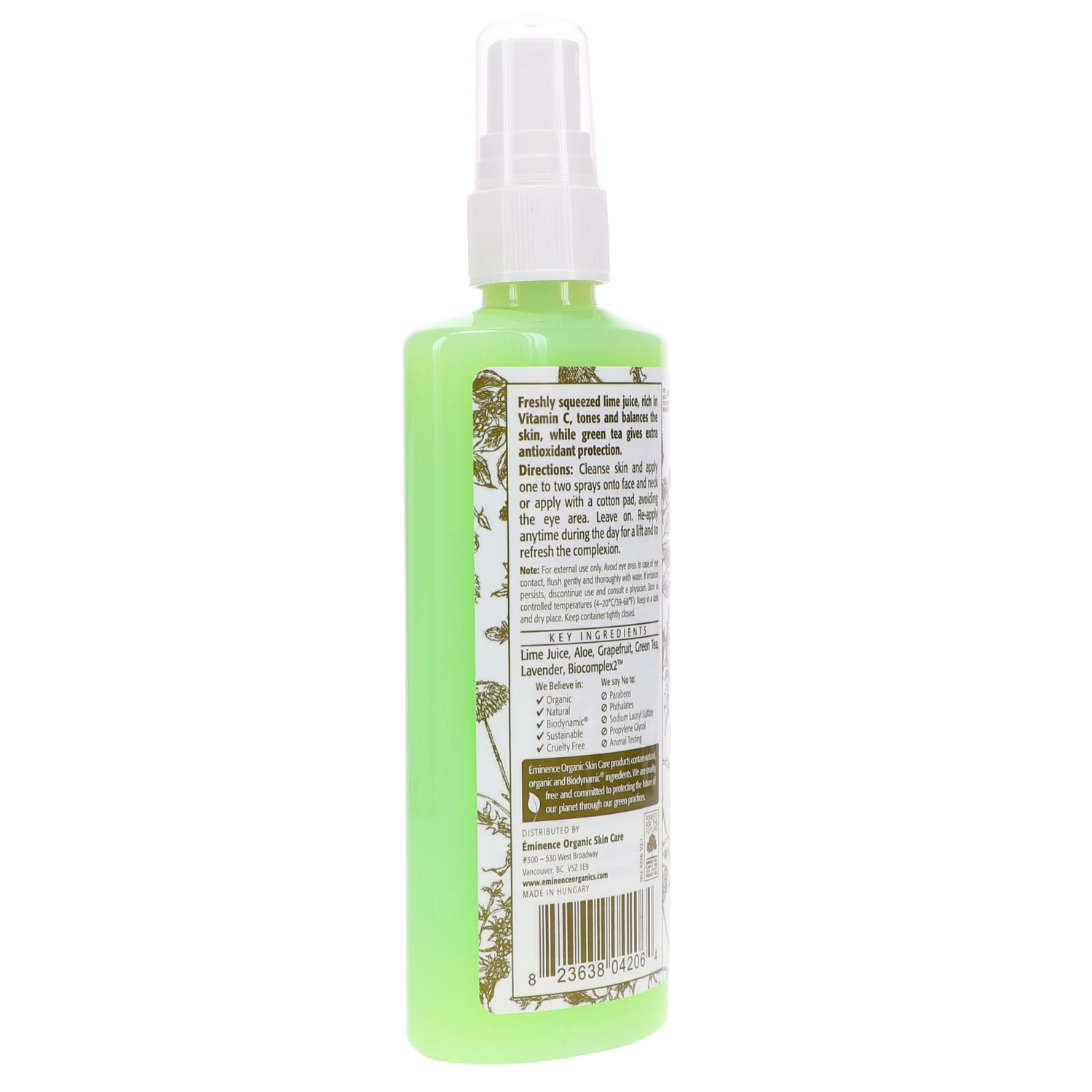 Simple Eminence Lime Refresh Tonique 4.2 Oz 6 Simple Eminence Lime Refresh Tonique 4.2 Oz - Image 4