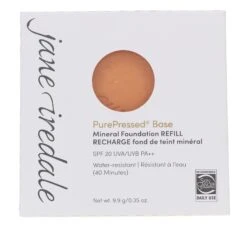 Simple Jane Iredale PurePressed Base Mineral Foundation Refill Golden Tan 0.35 Oz