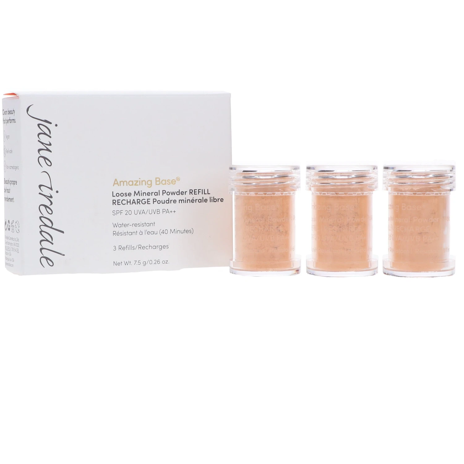 Simple Jane Iredale Amazing Base Refill 3 Pack Suntan 9 Simple Jane Iredale Amazing Base Refill 3 Pack Suntan - Image 7