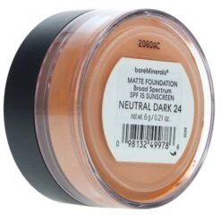 Simple BareMinerals Loose Powder Matte Foundation Broad Spectrum SPF 15 Neutral Dark 24 0.21 Oz -Personal Care Shop w2048h2048fitcrop 645