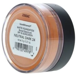 Simple BareMinerals Loose Powder Matte Foundation Broad Spectrum SPF 15 Neutral Dark 24 0.21 Oz -Personal Care Shop w2048h2048fitcrop 647