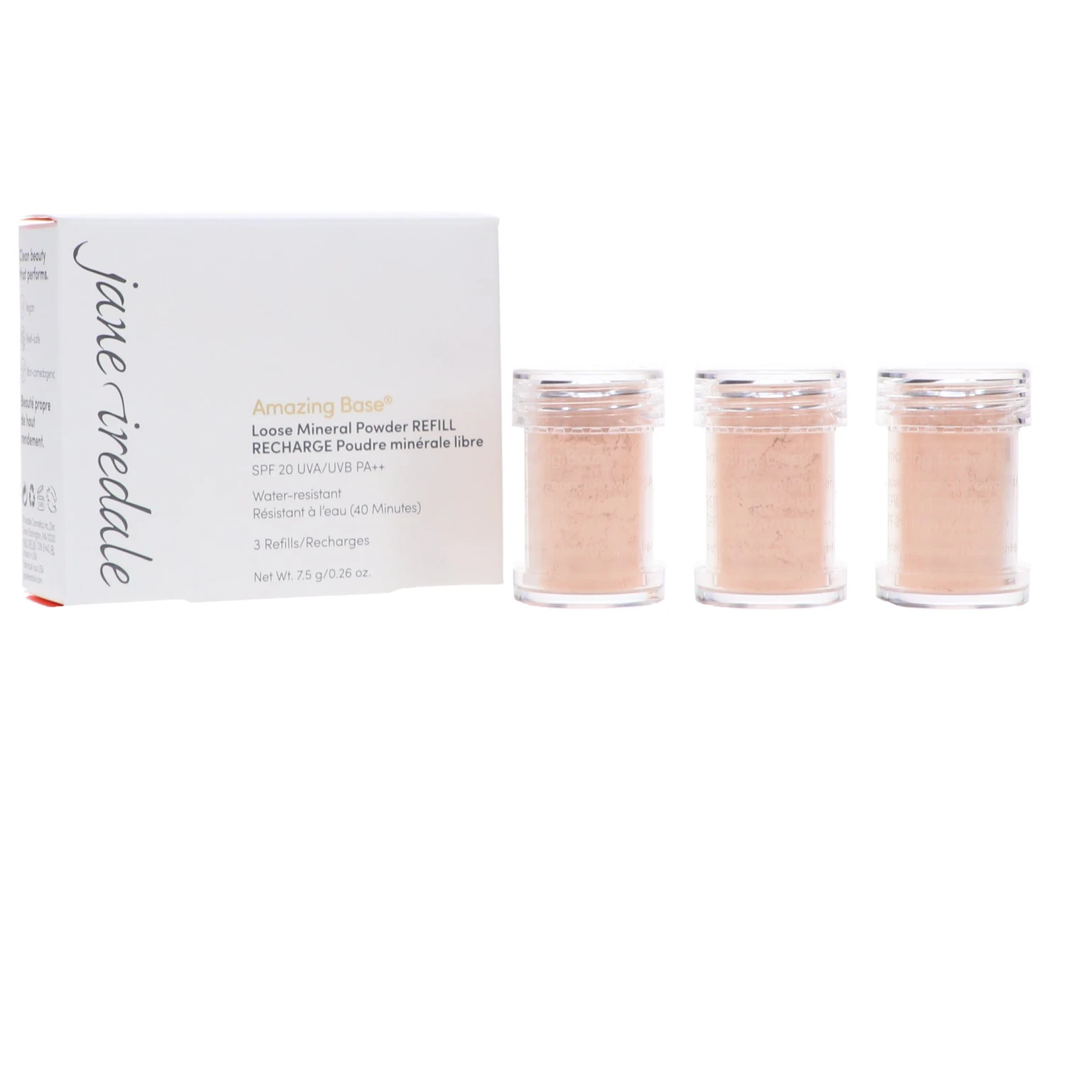 Simple Jane Iredale Amazing Base Refill 3 Pack Light Beige 9 Simple Jane Iredale Amazing Base Refill 3 Pack Light Beige - Image 7