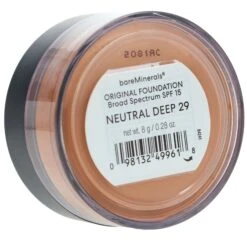 Simple BareMinerals Original Loose Powder Foundation Broad Spectrum SPF 15 Neutral Deep 29 0.28 Oz -Personal Care Shop w2048h2048fitcrop 677