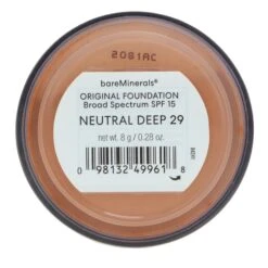 Simple BareMinerals Original Loose Powder Foundation Broad Spectrum SPF 15 Neutral Deep 29 0.28 Oz -Personal Care Shop w2048h2048fitcrop 678