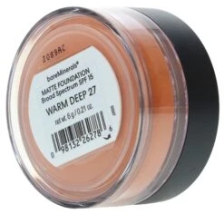 Simple BareMinerals Loose Powder Matte Foundation Broad Spectrum SPF 15 Warm Deep 27 0.21 Oz -Personal Care Shop w2048h2048fitcrop 695
