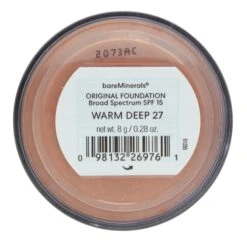 Simple BareMinerals Original Broad Spectrum SPF 15 Foundation Warm Deep 0.28 Oz -Personal Care Shop w2048h2048fitcrop 838